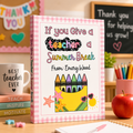 Teacher's Day Gift Card Book