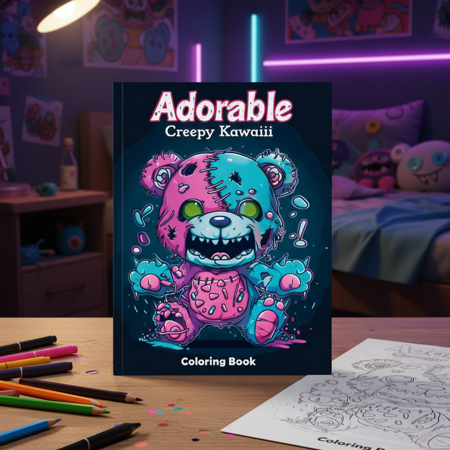 Adorable Creepy Coloring Book (50% OFF)