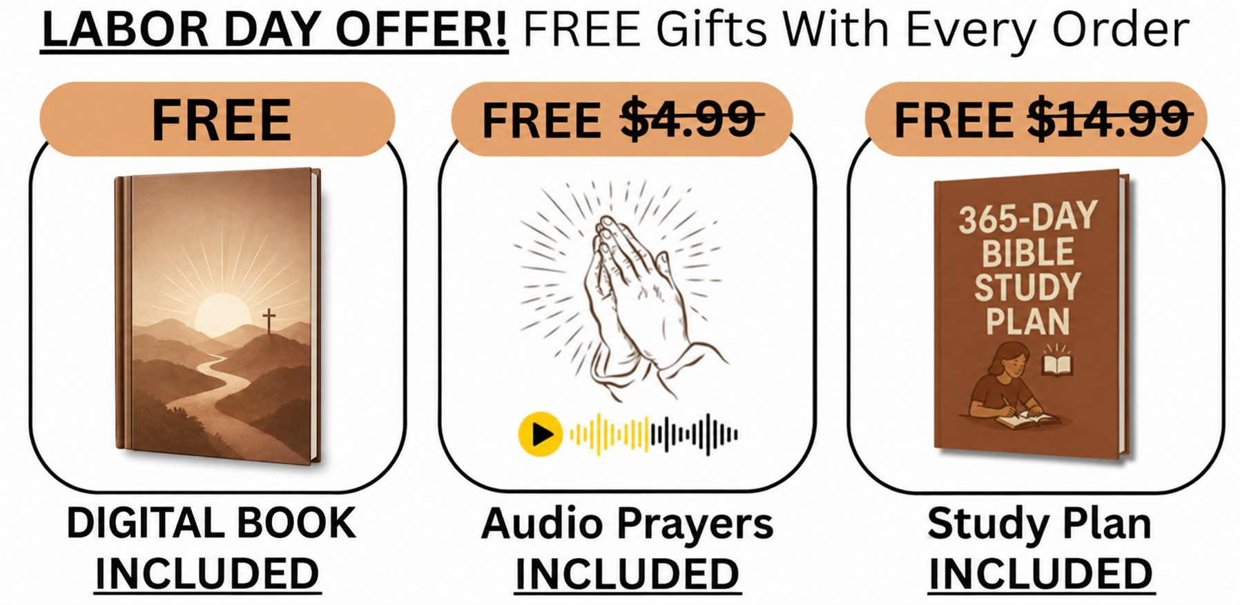 FREE Digital Book, Audio Prayers, and Study Plan included