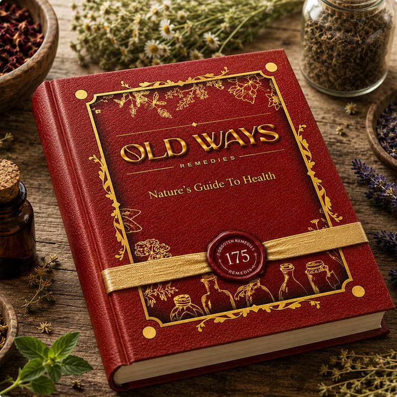 Old Ways Remedies Book cover and pages