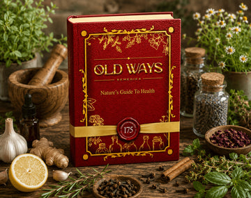 Old Ways Remedies Book cover and sample pages